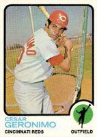 1973 Topps #156 Cesar Geronimo Baseball Card