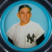 1963 Salada-Junket All-Star Baseball #62 Yogi Berra Baseball Card