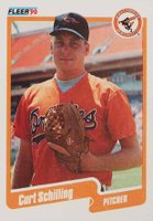 1990 Fleer Update #U-68 Curt Schilling Baseball Card