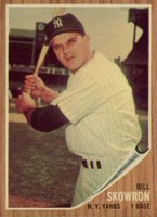 1962 Topps #110GT Bill Skowron Green Tint Baseball Card