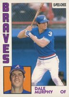 1984 O-Pee-Chee #150 Dale Murphy Baseball Card