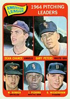 1965 Topps #9 A.L. Pitching Leaders Baseball Card