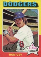 1975 Topps Mini #390 Ron Cey Baseball Card