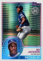 2018 Topps Silver Pack 1983 Chrome Promo #127 Bo Jackson Baseball Card