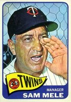 1965 Topps #506 Sam Mele Baseball Card