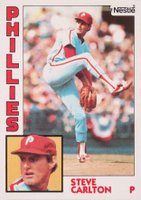 1984 Topps Nestle Hand Cut #780 Steve Carlton Baseball Card