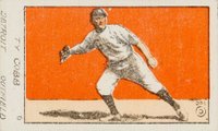 1920 Strip Card #6 Ty Cobb Baseball Card