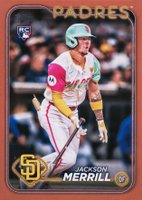 2024 Topps Update #US210 Jackson Merrill Gold Baseball Card