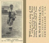 1916 Weil Baking Co. #64 Chick Gandil Baseball Card