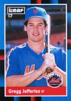 1988 Leaf #259 Gregg Jefferies Baseball Card