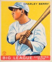 1933 Goudey #184 Charley Berry Baseball Card