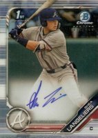 2019 Bowman Draft Chrome Draft Picks Autograph #CDASL Shea Langeliers Refractor Baseball Card