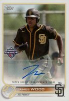 2022 Topps Pro Debut #PD132 James Wood Autograph Baseball Card