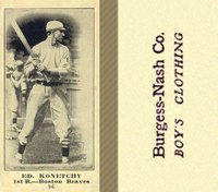 1916 Burgess-Nash Co. #96 Ed. Konetchy Baseball Card