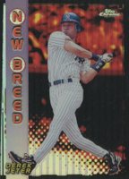 1999 Topps Chrome New Breed #NB9 Derek Jeter Refractor Baseball Card