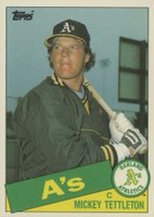 1985 Topps Traded Tiffany #120T Mickey Tettleton Baseball Card