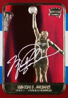 1999 Fleer 23KT Gold # Michael Jordan Red Foil Autograph Basketball Card