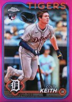 2024 Topps Chrome Update #USC8 Colt Keith Magenta Refractor Baseball Card
