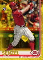 2019 Topps Update  #US50 Nick Senzel Batting-Yellow Baseball Card