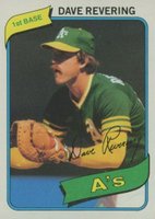 1980 Topps #438 Dave Revering Baseball Card