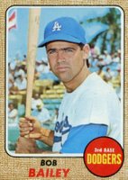 1968 Topps #580 Bob Bailey Baseball Card