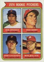 1974 Topps #608c Rookie Pitchers Baseball Card