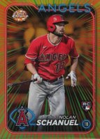 2024 Topps Chrome Radiating Rookies #RR18 Nolan Schanuel Baseball Card