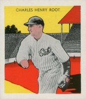 1933 Tattoo Orbit # Charlie Root Baseball Card