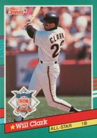 1991 Donruss #441 Will Clark Baseball Card