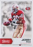 2016 Panini Classics #176 Jerry Rice Red Jersey Football Card