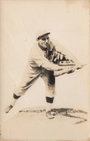 1933 Worch Cigar # Pepper Martin Blank Background Baseball Card