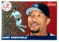 2004 Topps Heritage Chrome #41 Gary Sheffield Chrome Baseball Card