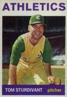 1964 Topps #402 Tom Sturdivant Baseball Card