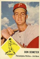 1963 Fleer #53 Don Demeter Baseball Card