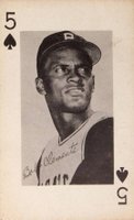 1962 Pittsburgh Exhibits # Roberto Clemente 5 of Spades Baseball Card