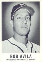 1960 Leaf #59 Bob Avila Baseball Card