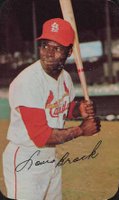 1971 Topps Super #25 Lou Brock Baseball Card