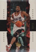 2003 Upper Deck Exquisite Collection #32 Shareef Abdur Rahim Gold Basketball Card