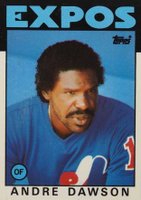 1986 Topps Tiffany #760 Andre Dawson Baseball Card