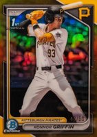2024 Bowman Draft #BDC22 Konnor Griffin Chrome-Gold Refractor Baseball Card