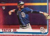 2019 Topps #410 Fernando Tatis Jr. Mother's Day Pink Baseball Card