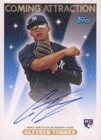 2018 Topps Archives Coming Attraction Autographs #CA-GT Gleyber Torres Baseball Card
