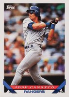 1993 Topps #500 Jose Canseco Baseball Card