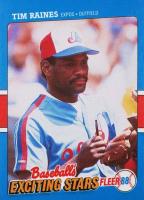 1988 Fleer Exciting Stars #31 Tim Raines Baseball Card