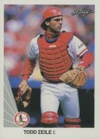 1990 Leaf #221 Todd Zeile Baseball Card
