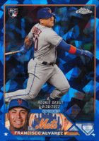 2023 Topps Chrome Update Sapphire Edition #158 Francisco Alvarez Baseball Card