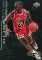 1998 Upper Deck Black Diamond #3 Michael Jordan Quadruple Basketball Card