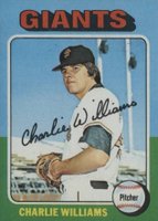 1975 Topps Mini #449 Charlie Williams Baseball Card