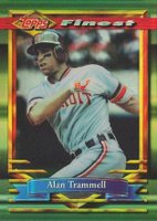 1994 Finest #159 Alan Trammell Refractor Baseball Card