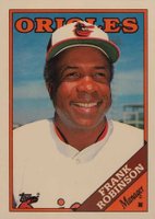 1988 Topps Tiffany Traded #96T Frank Robinson Baseball Card